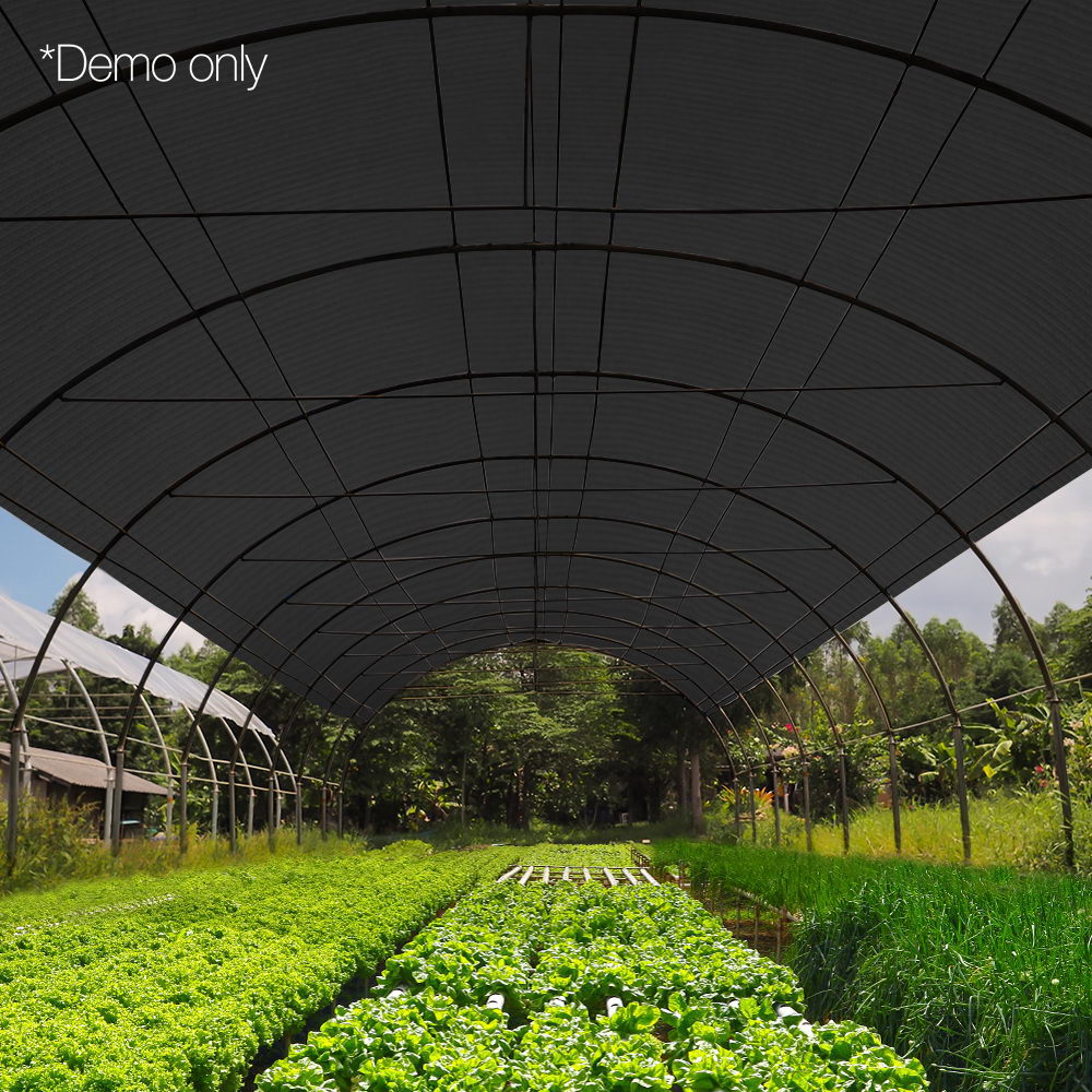 90% Shade Cloth 3.66X20M Shadecloth Sail Heavy Duty Black