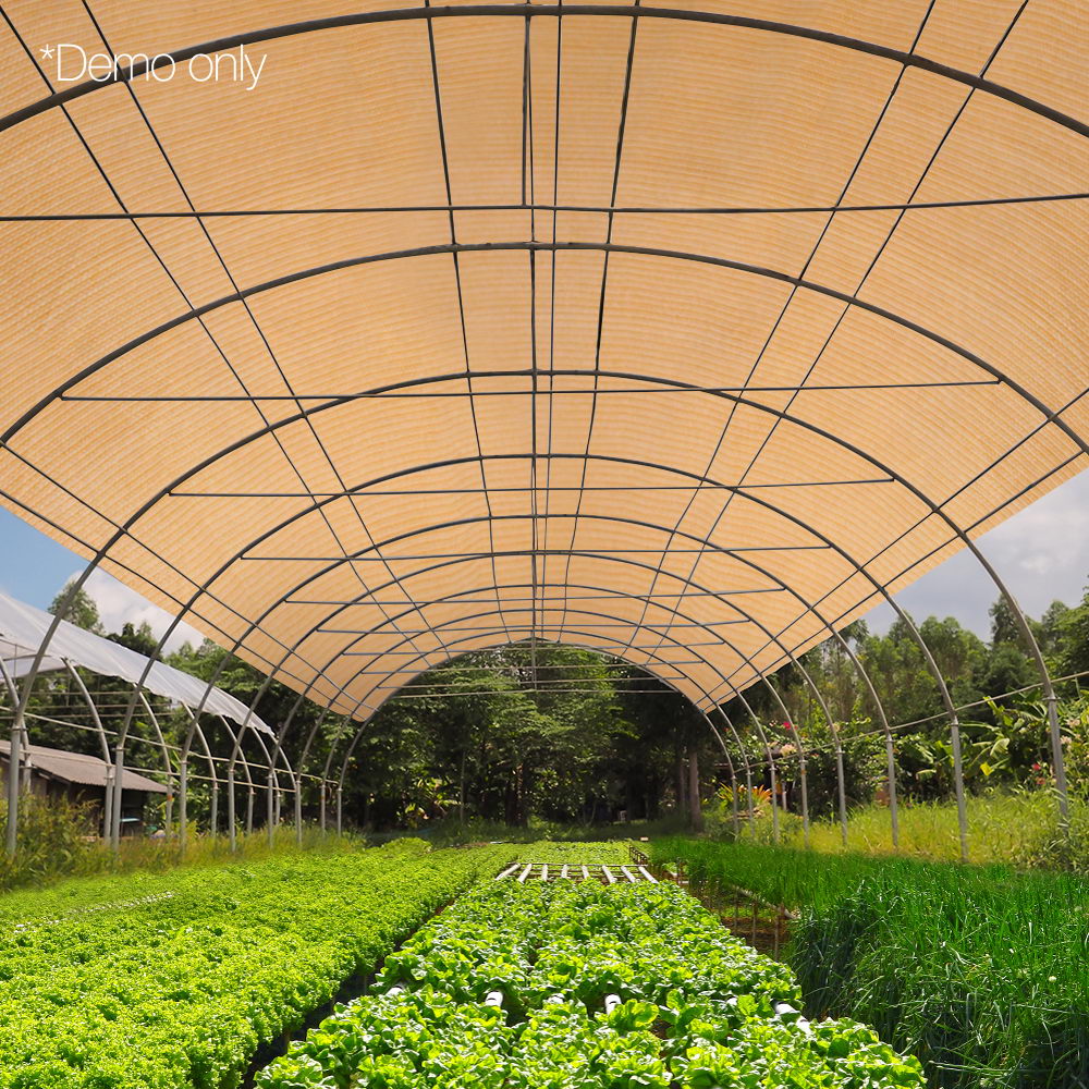 50% Shade Cloth 3.66X30M Shadecloth Sail Heavy Duty Beige