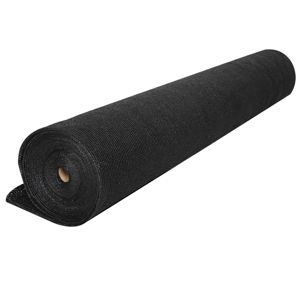 Instahut 70% UV Sun Shade Cloth Shadecloth Sail Roll Mesh Garden Outdoor Black