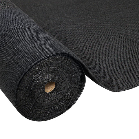 Instahut 3.66x30m 30% UV Shade Cloth Shadecloth Sail Garden Mesh Roll Outdoor Black, White and Green