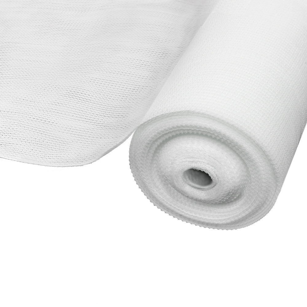 White colour - 50% Shade Cloth 1.83x50m Shadecloth Garden White