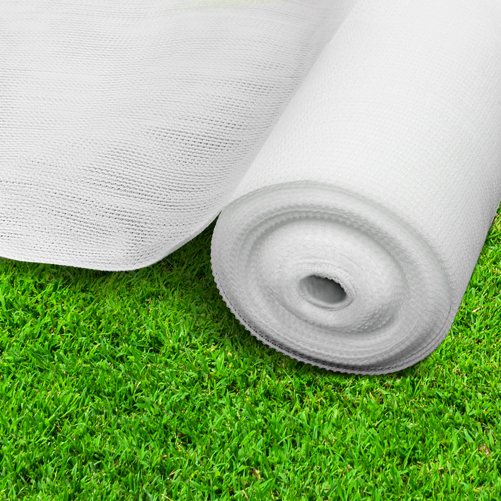 Umbrellas & Sunshades - 50% Shade Cloth 1.83x50m Shadecloth Garden White