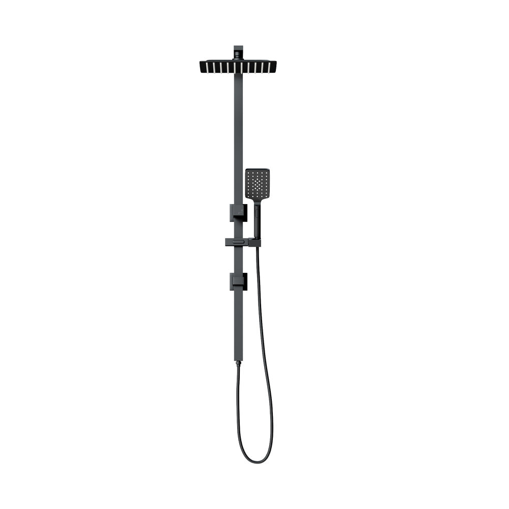10" Rain Shower Head Set Square 3-Mode Handheld Shower Rail Set