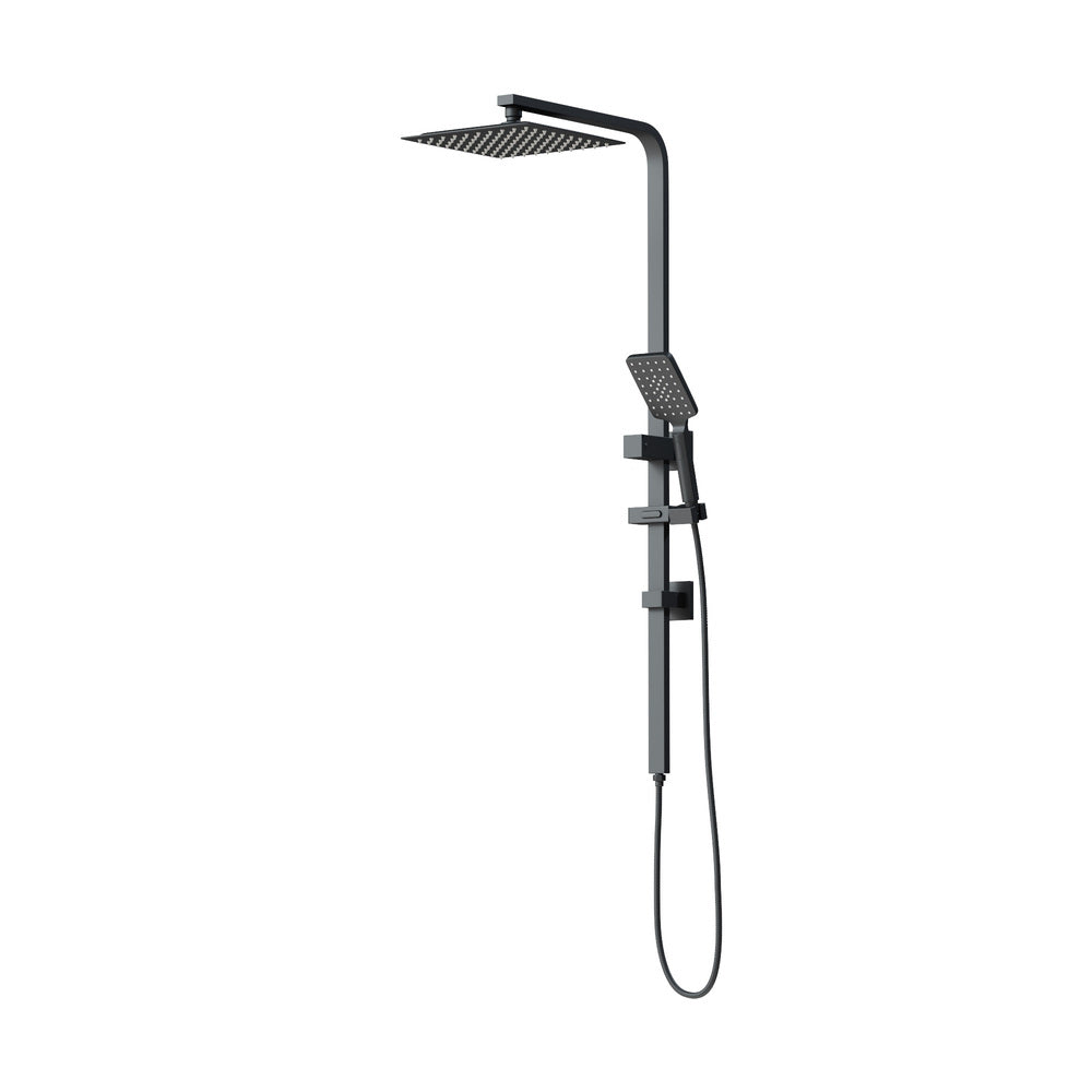10" Rain Shower Head Set Square 3-Mode Handheld Shower Rail Set