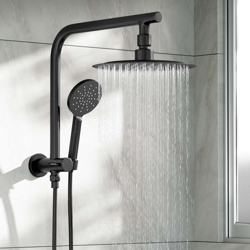 10" Rain Shower Head Set 3-Mode Handheld Shower Gooseneck with Shower Head - photo 8