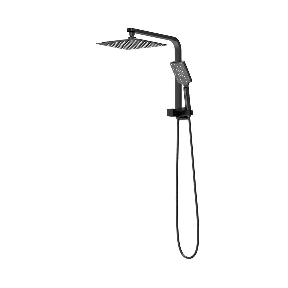 10" Rain Shower Head Set Square 3-Mode Gooseneck Chrome