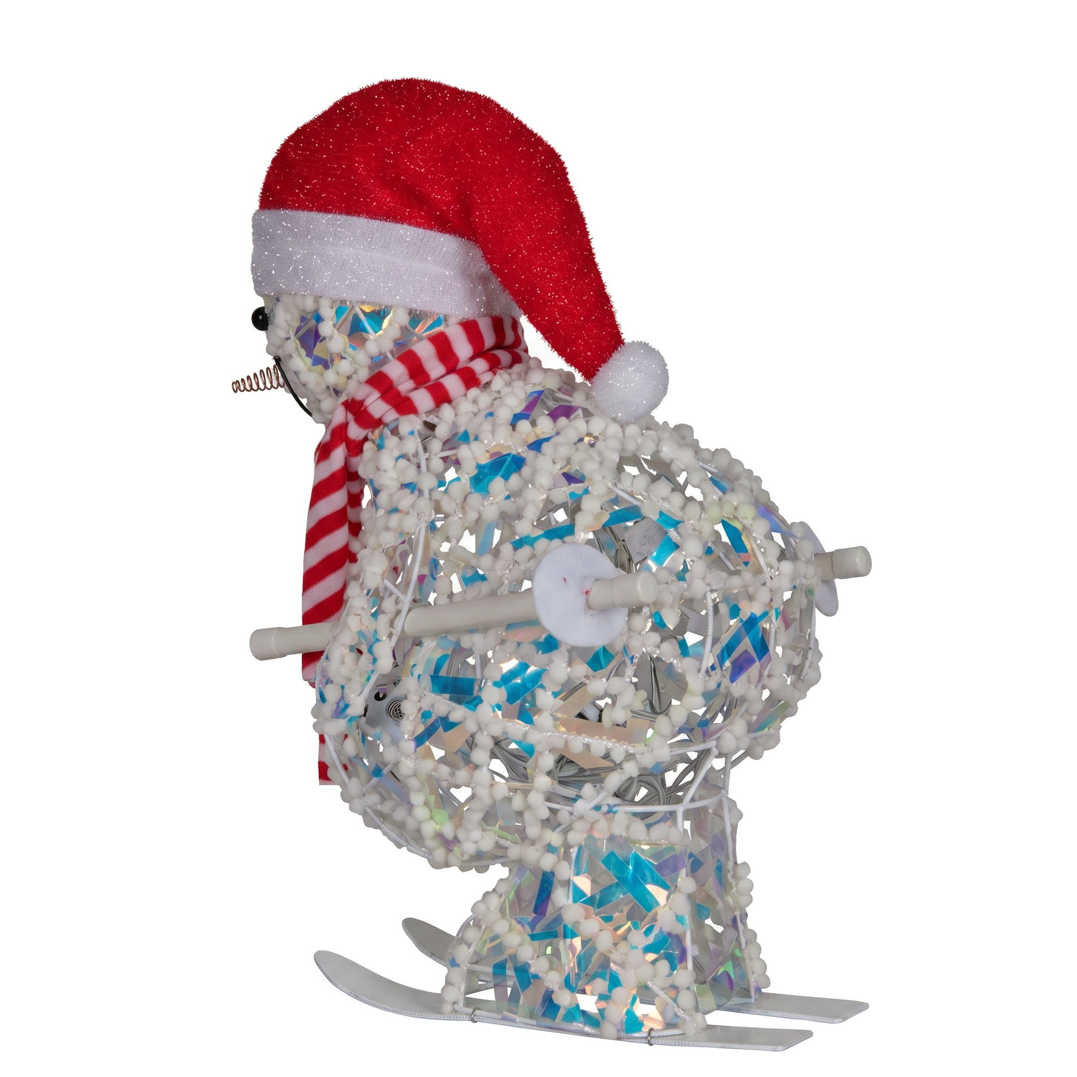 Animated Skiing Snowman Display