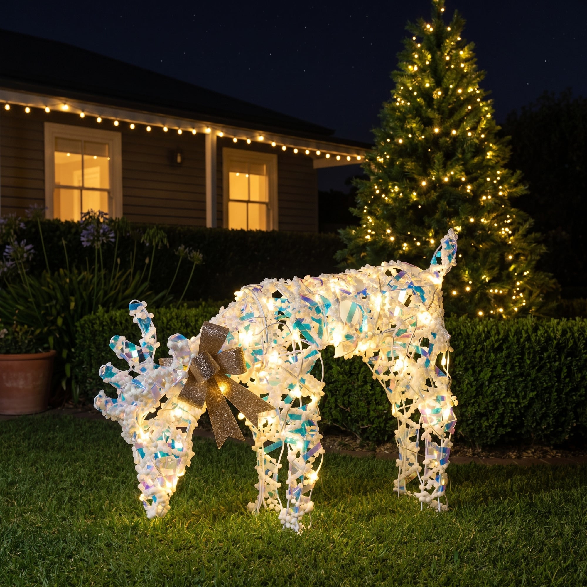 Animated Reindeer Display