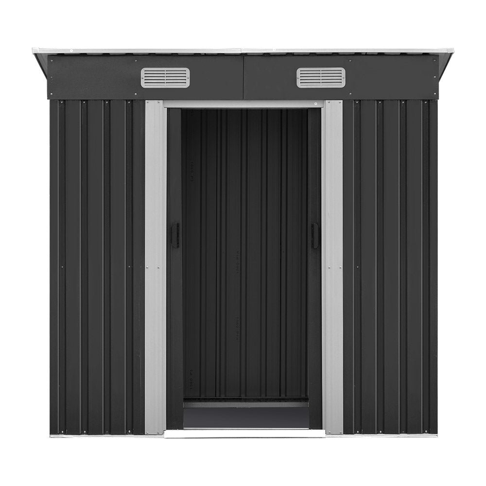 1.94X1.21M Outdoor Garden Shed With Sliding Door