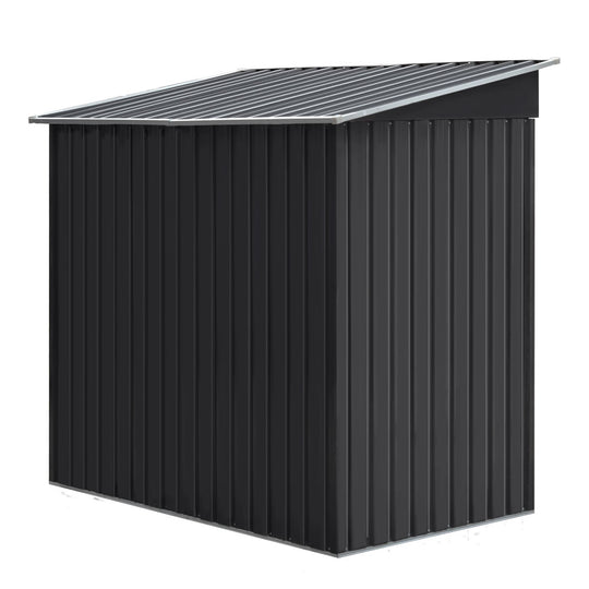 1.94X1.21M Outdoor Garden Shed With Sliding Door - Giantz Metal Tool Grey
