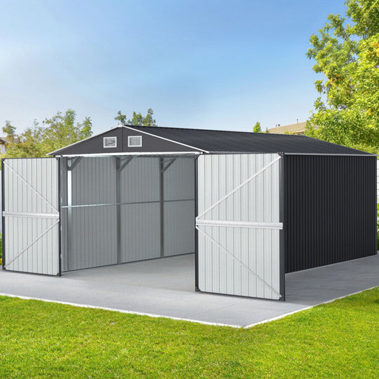 Garden Shed Sheds Outdoor Storage 3X5.38M Tool Workshop House Shelter, Sheds
