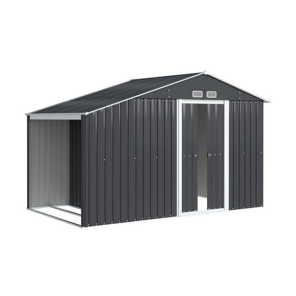Garden Shed 3.22X1.96M Outdoor Storage Tool Workshop House Shelter with Sheds