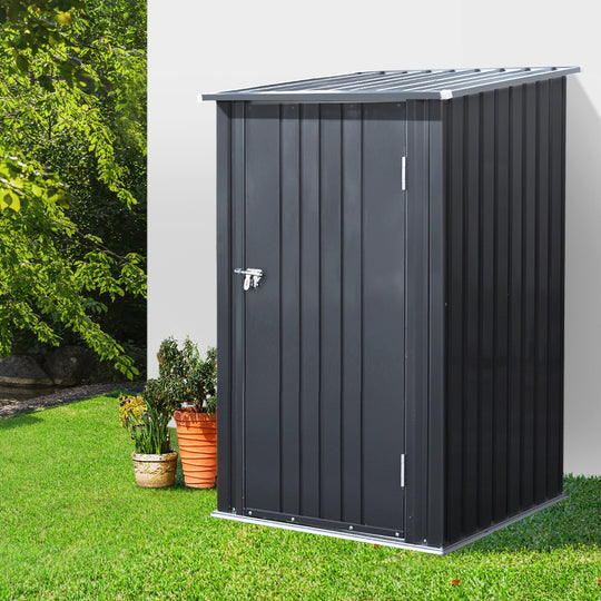Steel finish - Garden Shed 0.99X1.04M Sheds Outdoor Tool Storage Workshop House Steel