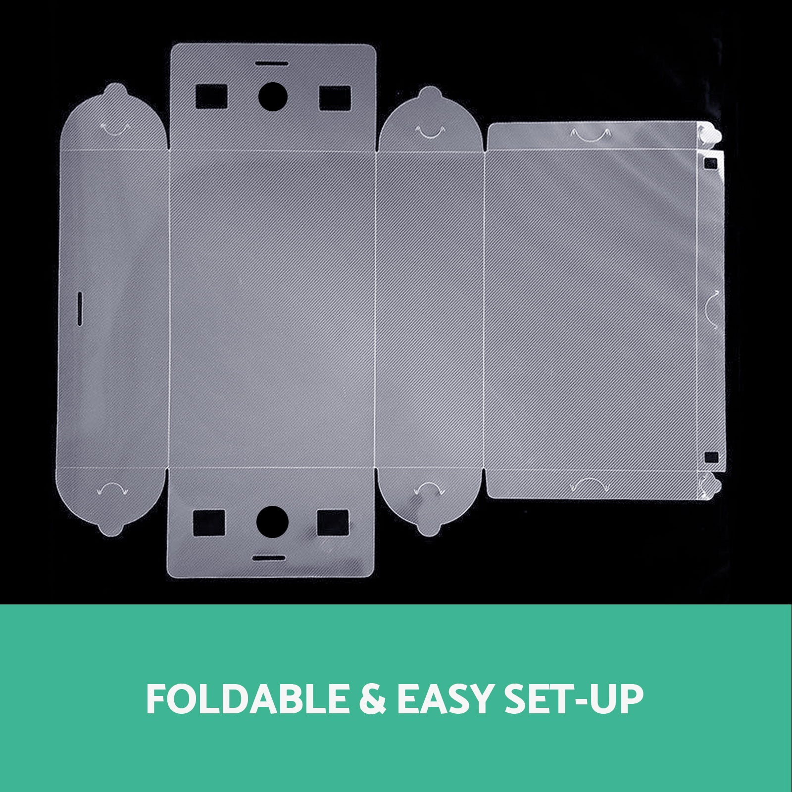 20X Shoe Box Storage Clear Case Foldable Stackable