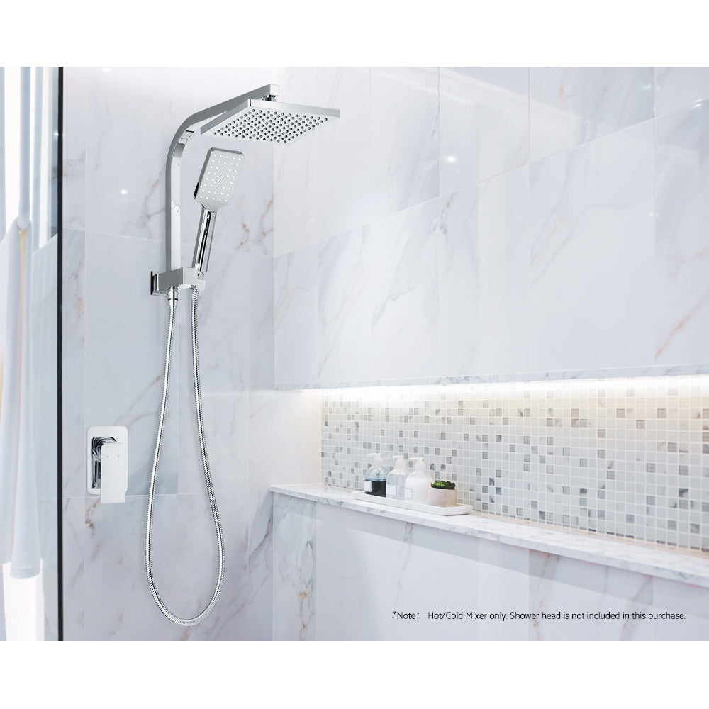 Shower Mixer Tap Wall Bath Taps Brass Hot Cold Basin Bathroom