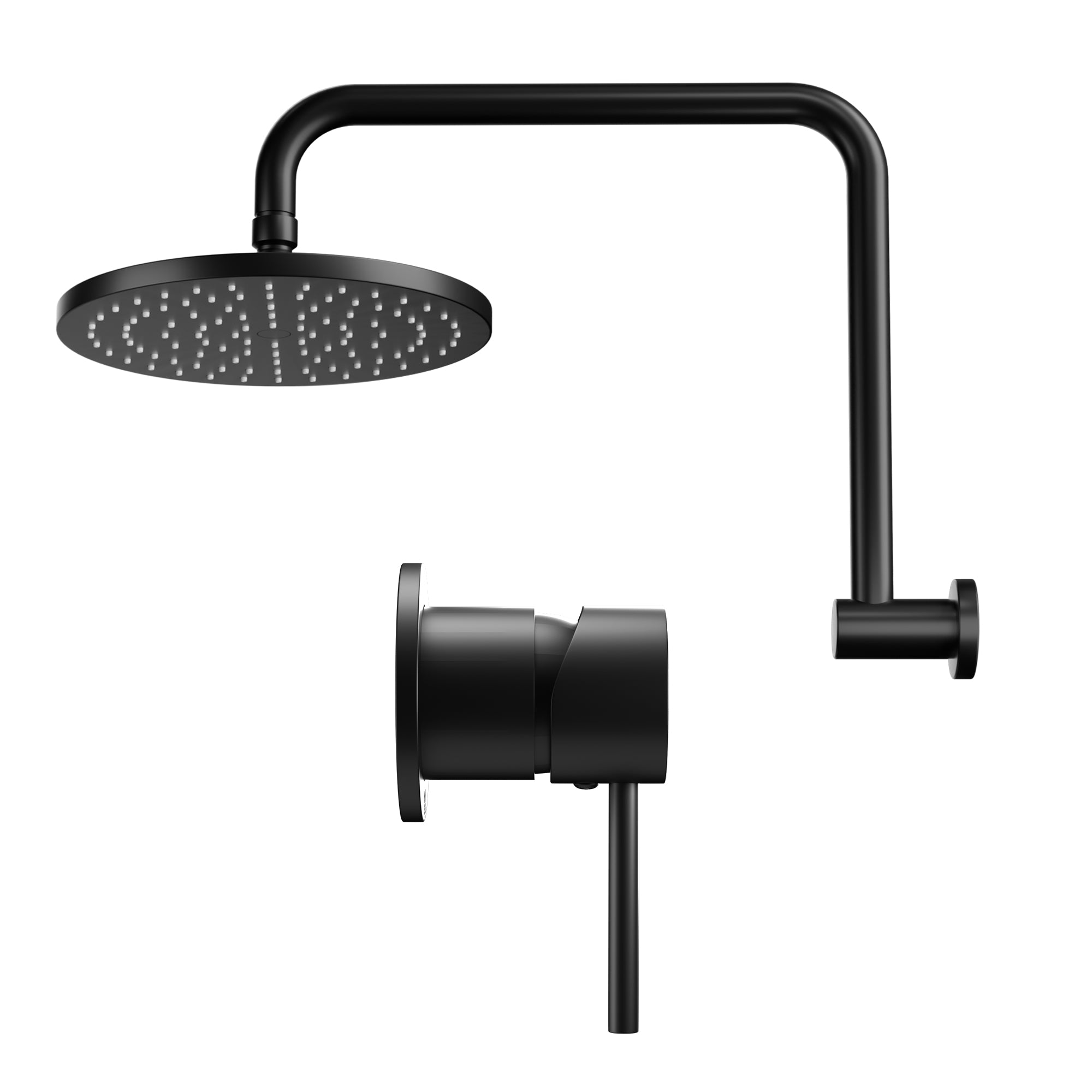 9 Inch Rain Shower Head Wall Mixer Combo | Simpledeals