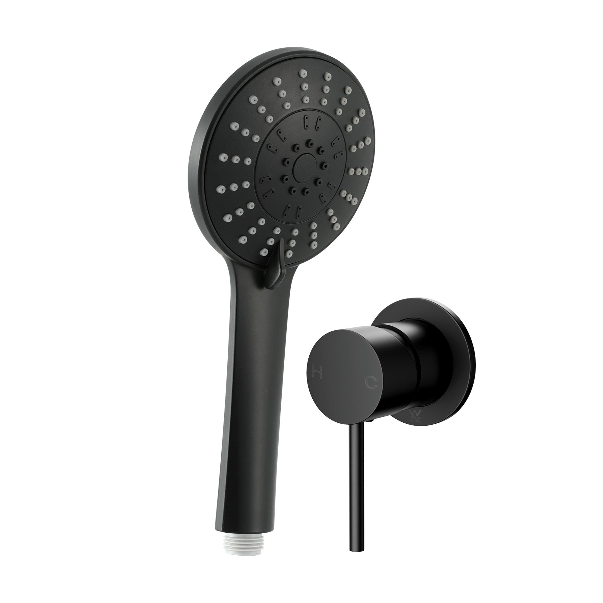 Handheld Shower Head Round 4.5" Bathroom Mixer | Simpledeals