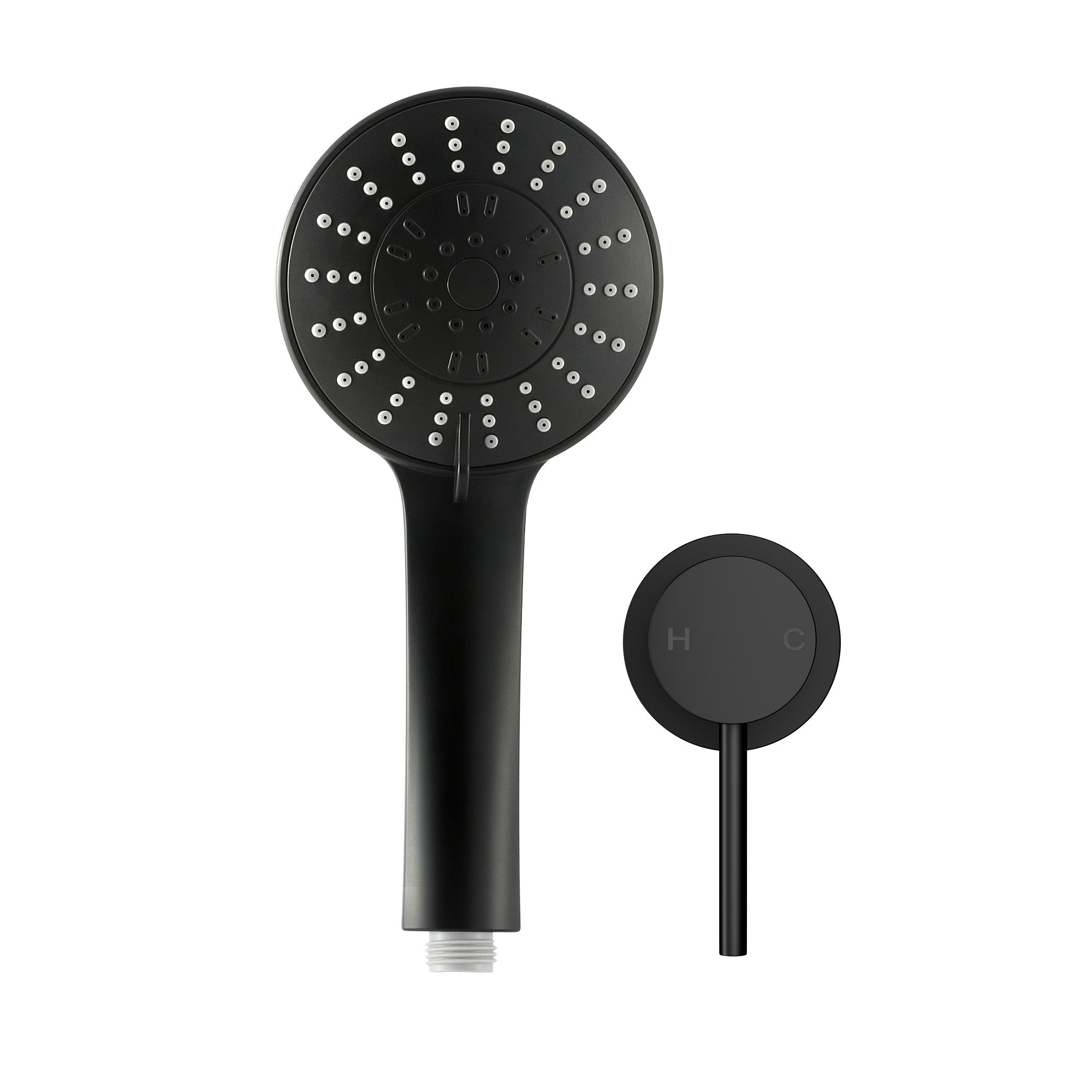 Handheld Shower Head Round 4.5" Bathroom Mixer | Simpledeals
