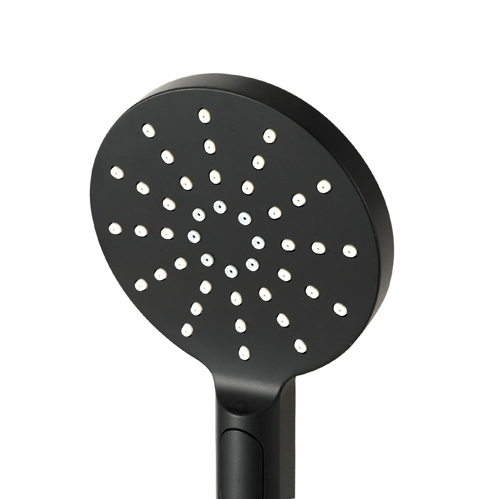 Handheld Shower Head Wall Holder 4.7'' High Pressure Adjustable 3 Modes Chrome