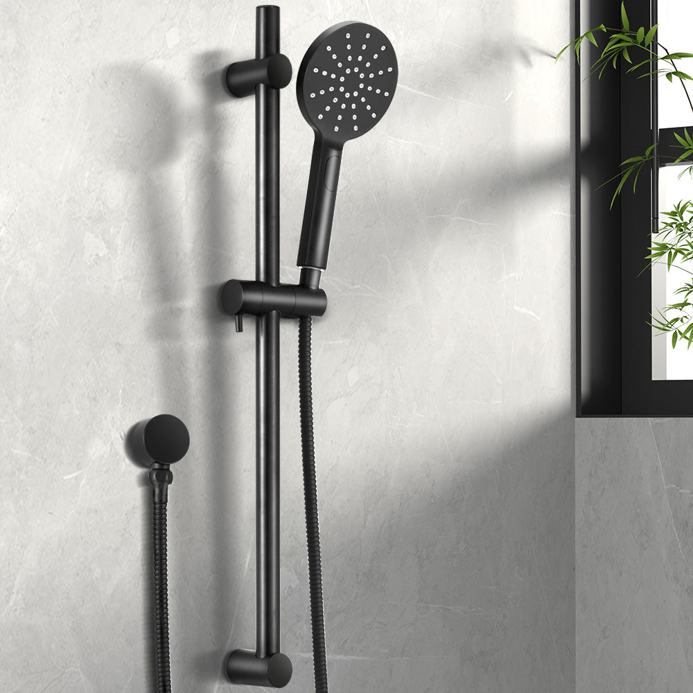 Handheld Shower Head Wall Holder 4.7'' High Pressure Adjustable 3 Modes Chrome
