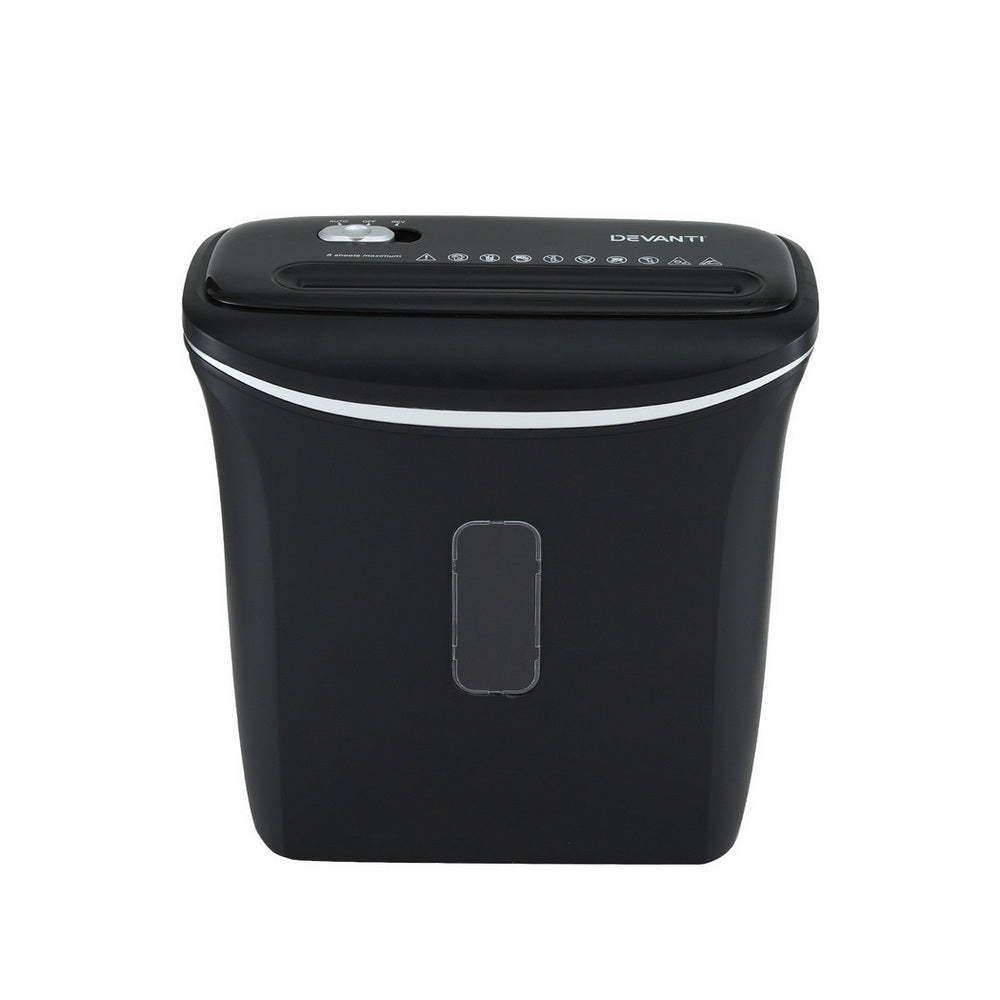12L Cross-Cut Shredder 8-Sheet Paper Home Office Credit Card