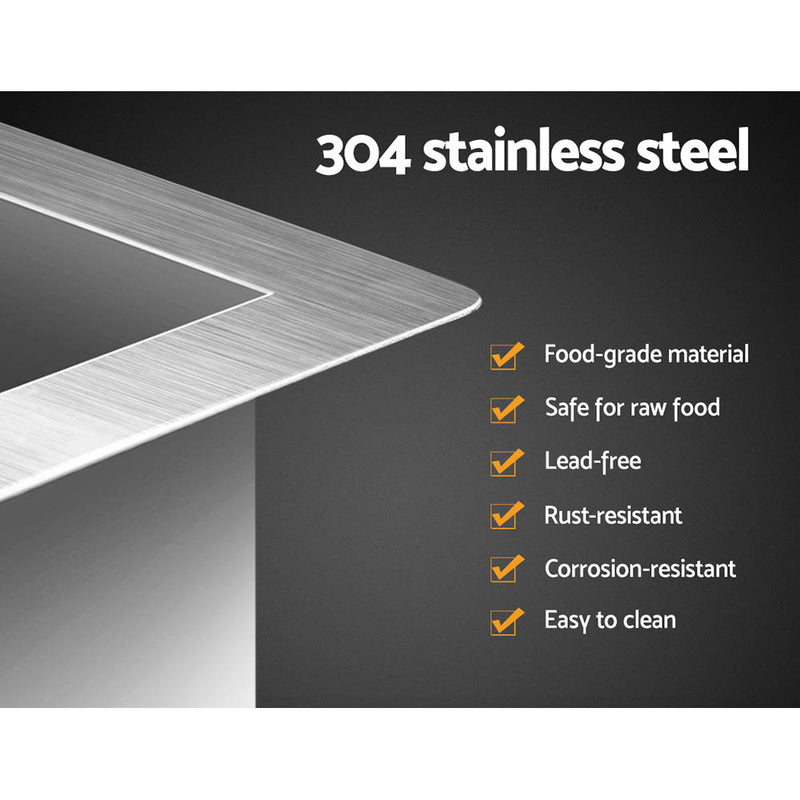 Cefito 96cm x 45cm Stainless Steel Kitchen Sink Under