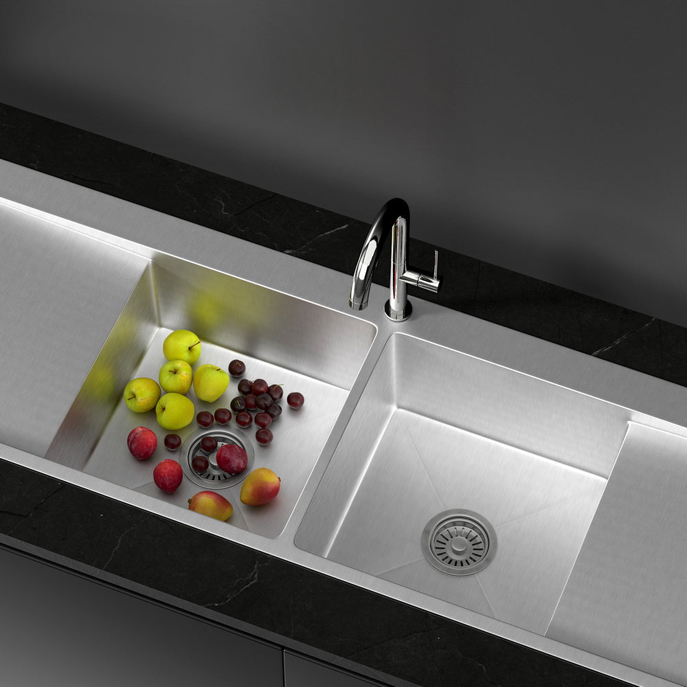Sleek Stainless Steel Kitchen Sink - Under/Top/Flush Mount