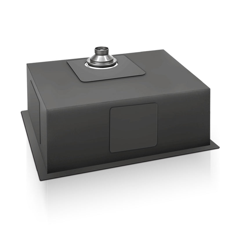 Kitchen Sink 70X45Cm Single Bowl Laundry Black