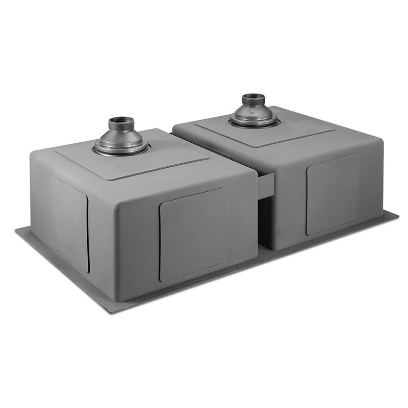 Stainless Steel Kitchen Sink Under/Top/Flush Mount Black