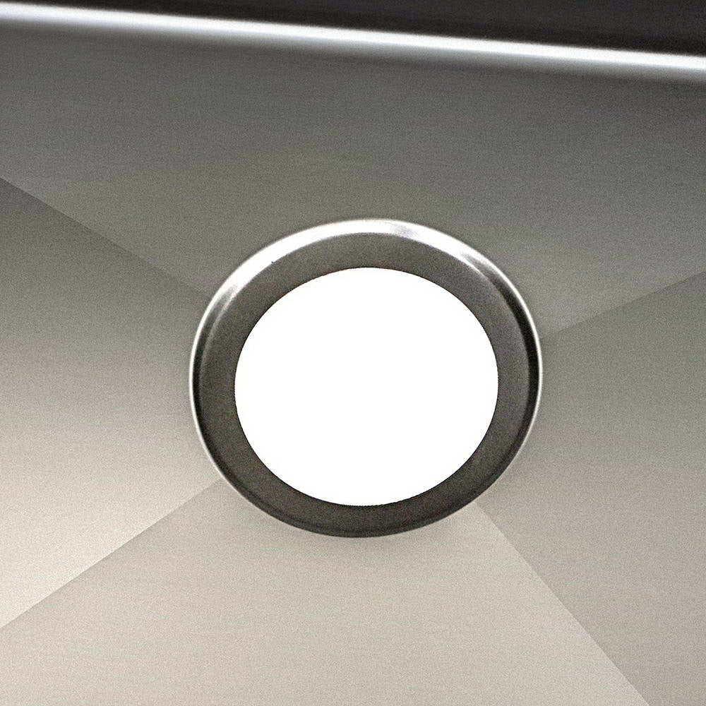 Kitchen Sink 60X45Cm Stainless Steel Basin Single Bowl Laundry Black