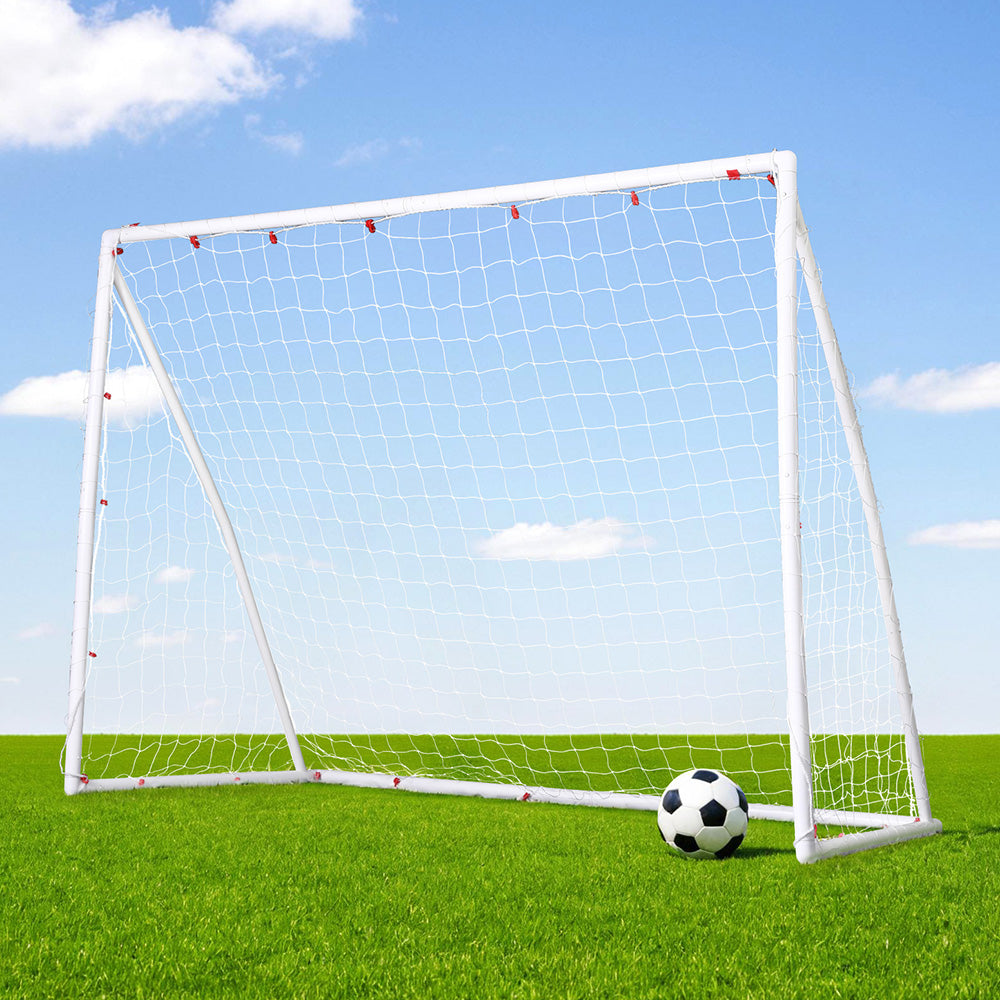 8FT Soccer Goal Net Portable UPVC Frame PE Mesh for Backyard Training, Soccer & Soccer Accessories