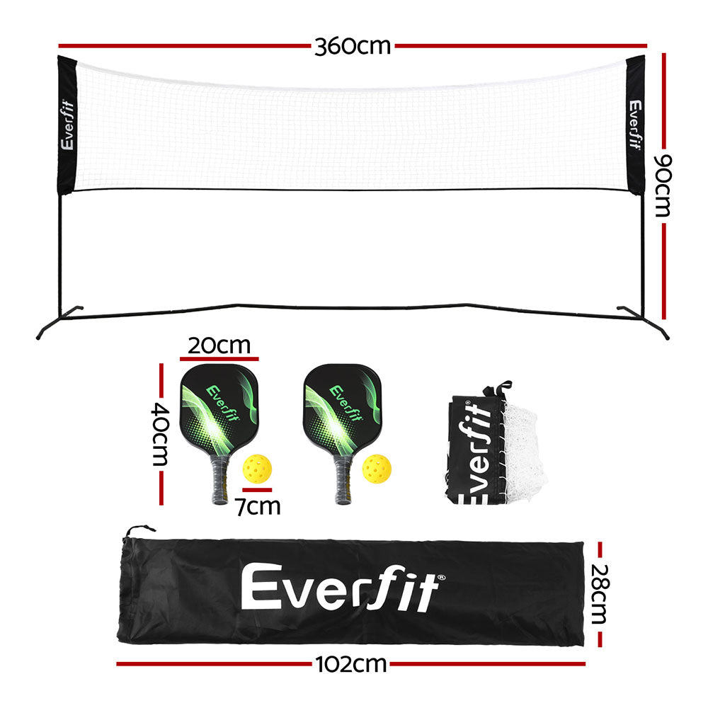3.6M Badminton Tennis Net Portable Volleyball Kit Adjustable Height | Netball & Netball Accessories - photo 6