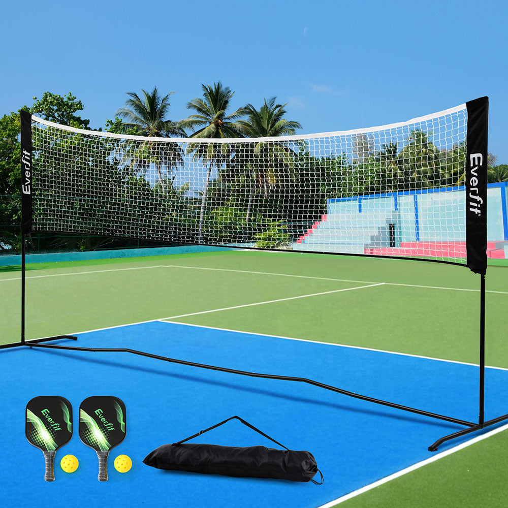 3.6M Badminton Tennis Net Portable Volleyball Kit Adjustable Height, Netball & Netball Accessories