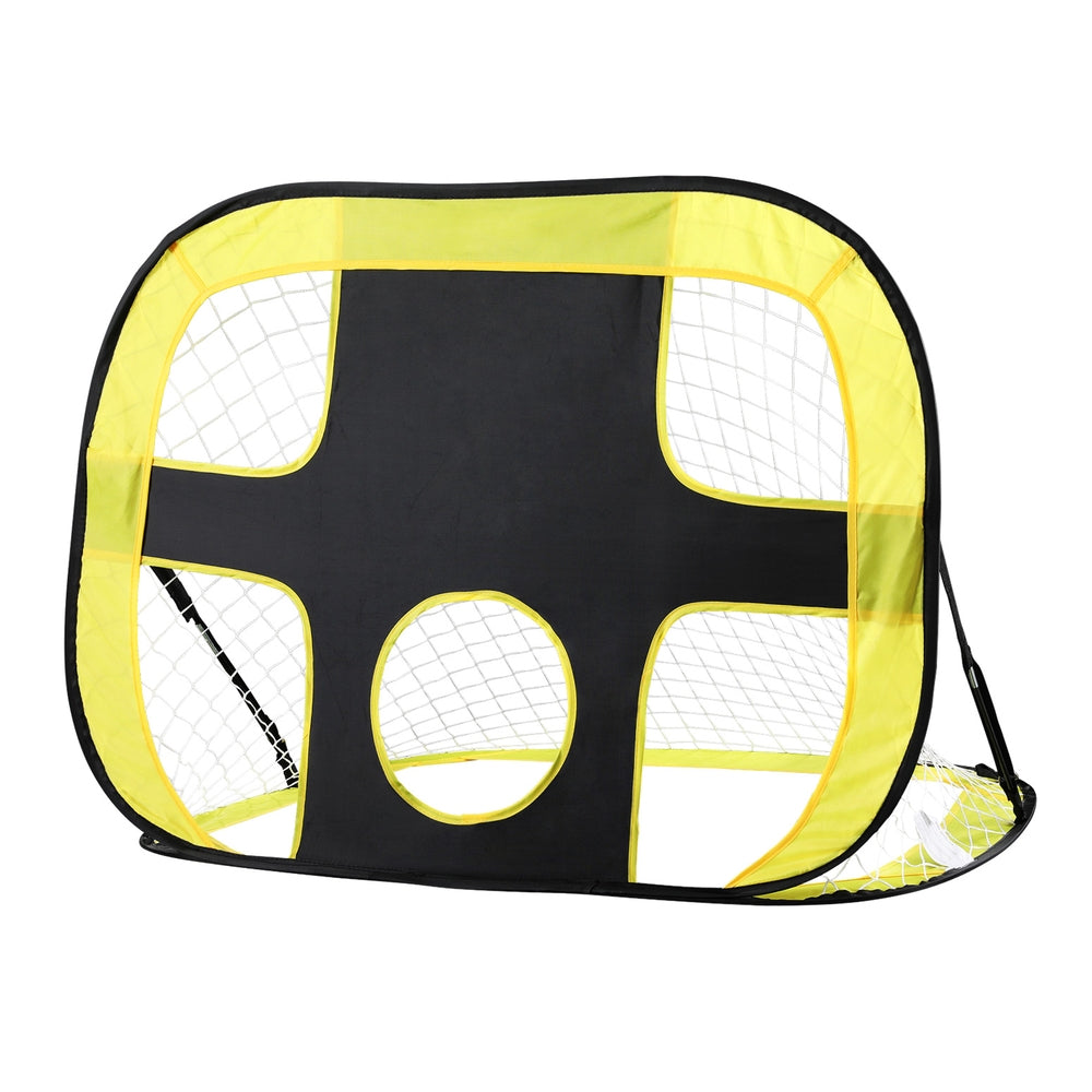 Portable Football Net Soccer Goal Rebound Target Hitter Training with Soccer & Soccer Accessories
