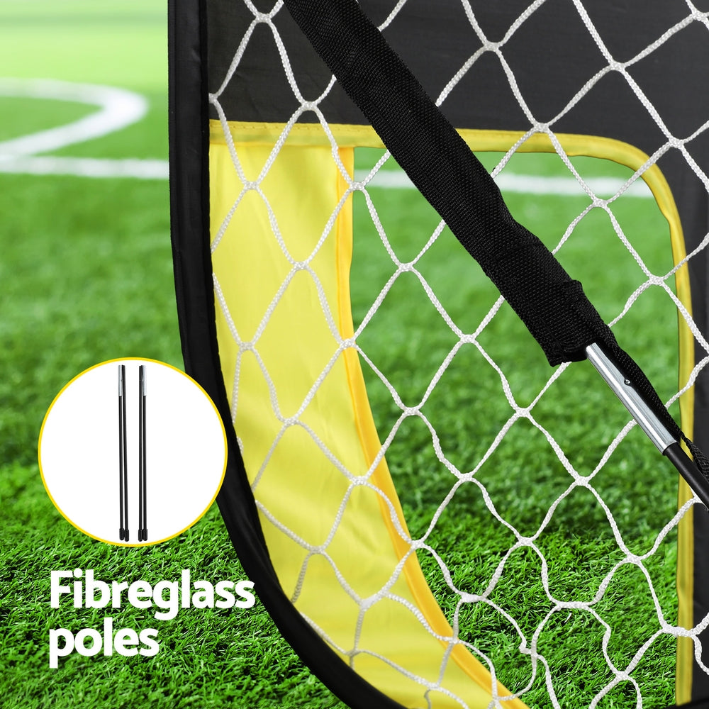 Soccer & Soccer Accessories - Portable Football Net Soccer Goal Rebound Target Hitter Training