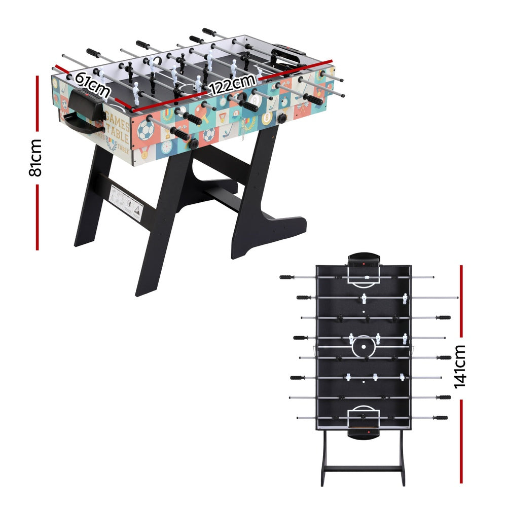 4-in-1 Soccer Table Foldable Game Foosball Table Tennis Pool Hockey | Activity Games - photo 6