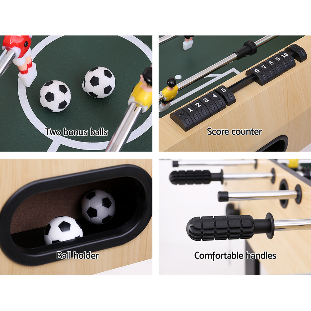 Foldable 4Ft Soccer Table Foosball Football Game - Tables Balls Home Party