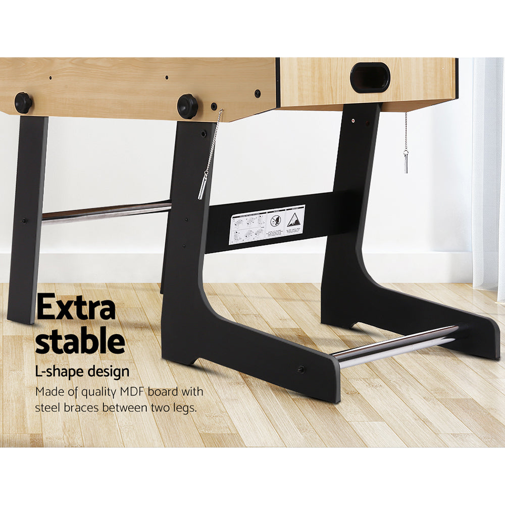 Table Tennis - Foldable 4Ft Soccer Table Foosball Football Game