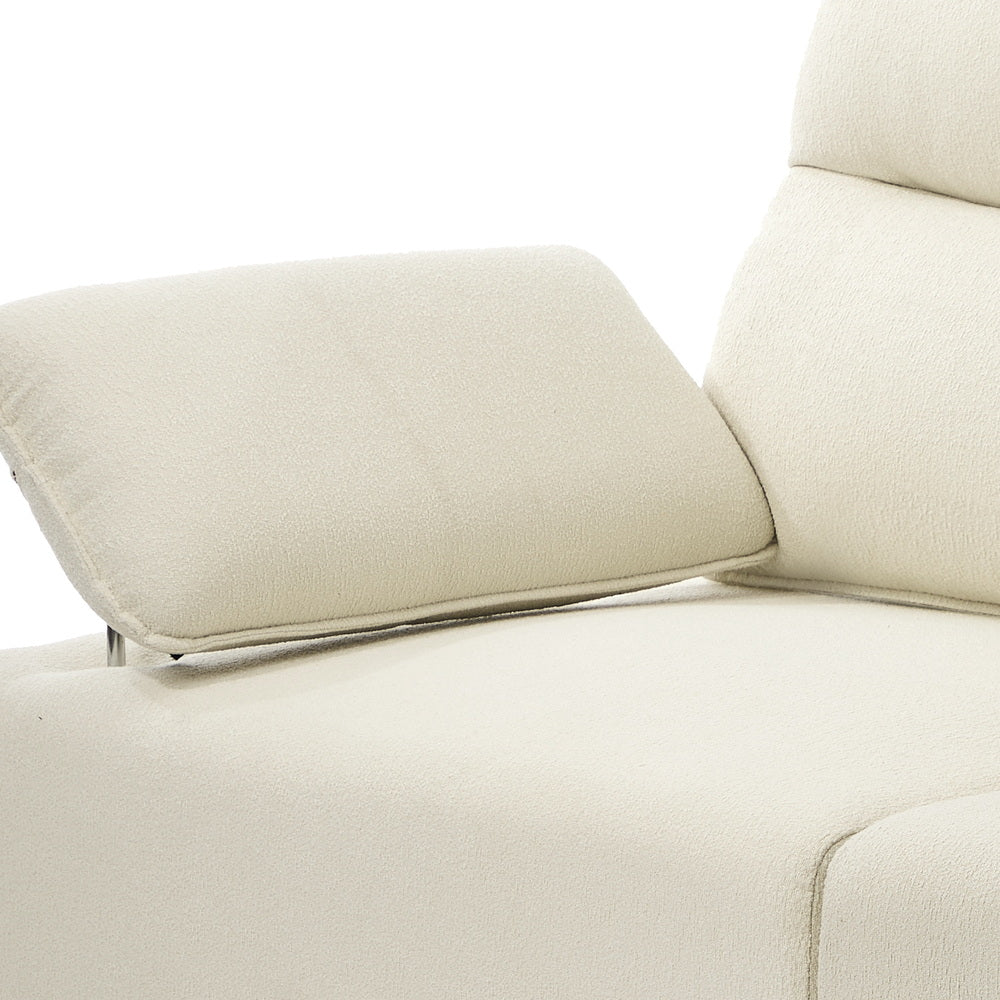 2 Seater Love Seat Couch Sofa Lounge Side Pocket Armrest