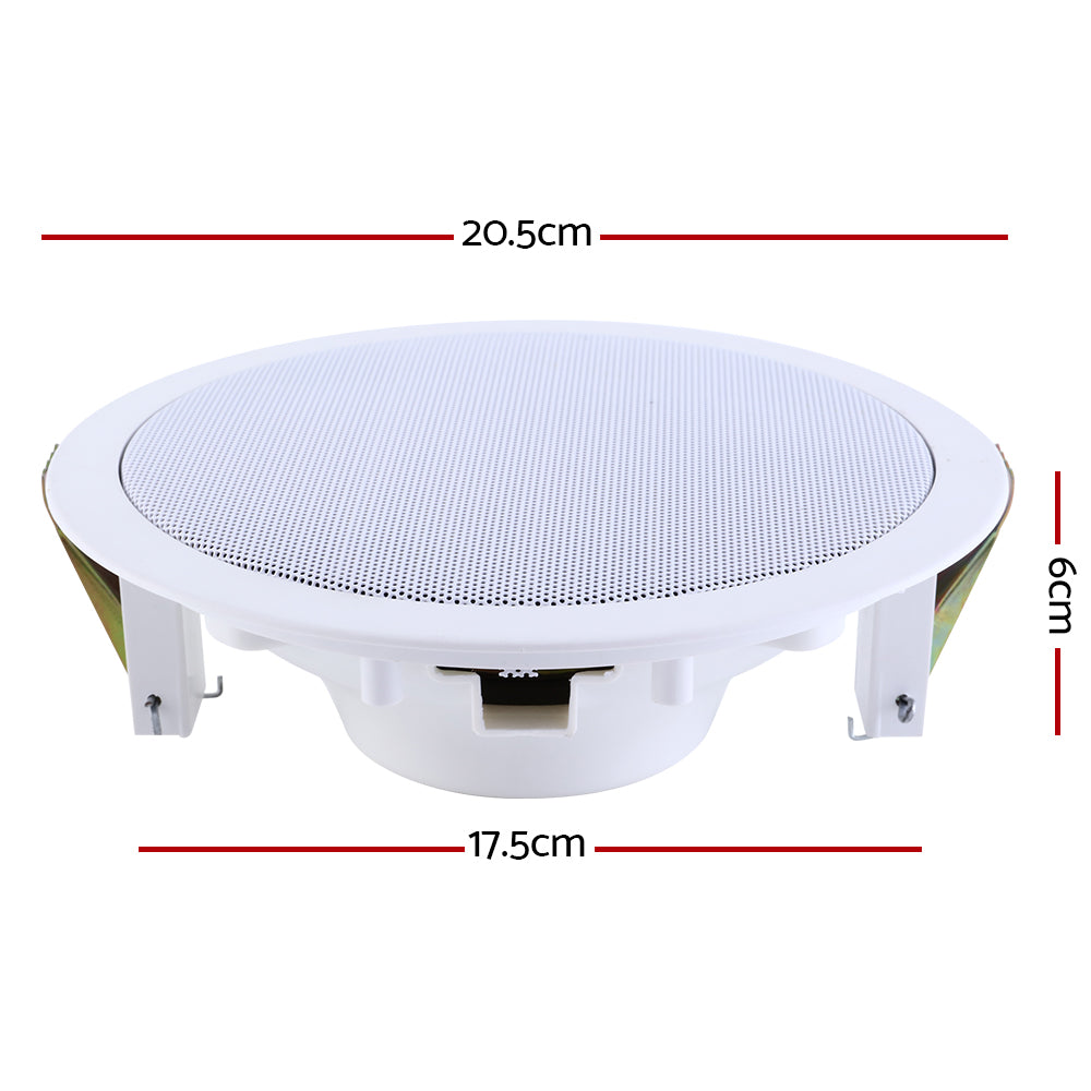 6 Inch Ceiling Speakers In Wall Speaker Home Audio Stereos Tweeter 4Pcs, 4Pcs