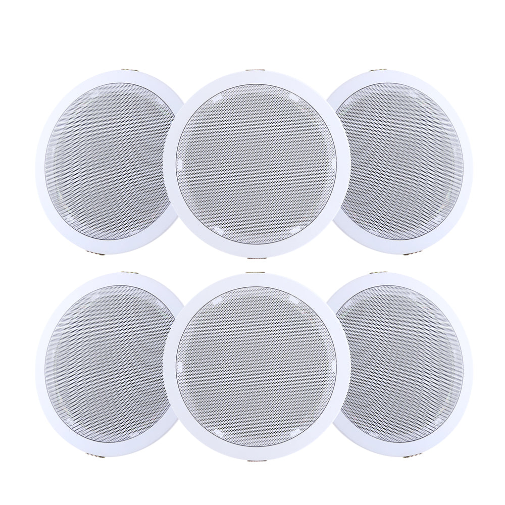 6 Inch Ceiling Speakers In Wall Speaker Home Audio Stereos Tweeter 6Pcs, Audio Speakers