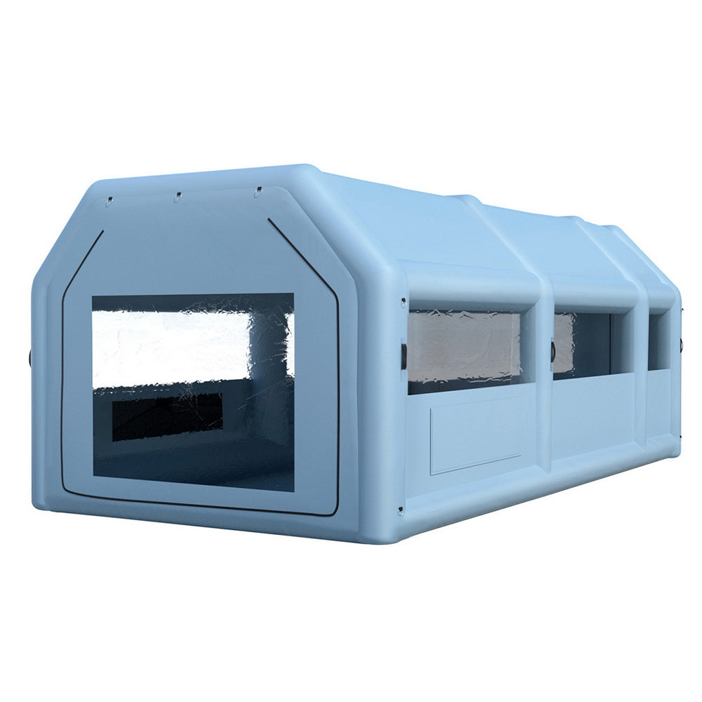Inflatable Spray Booth 8.5X4.8M Car Paint Tent Filter System 2 Blowers