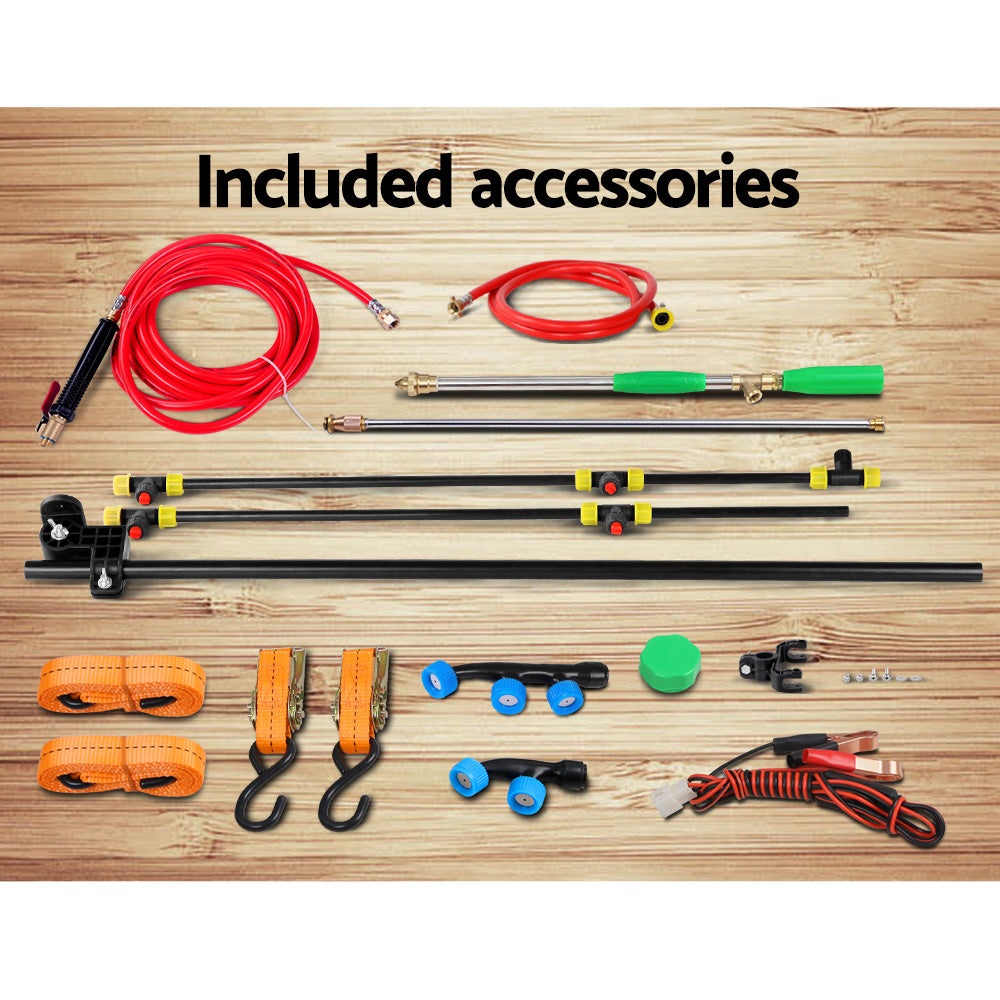 100L Trailer Weed Sprayer with 1.5M Boom for Garden Spray