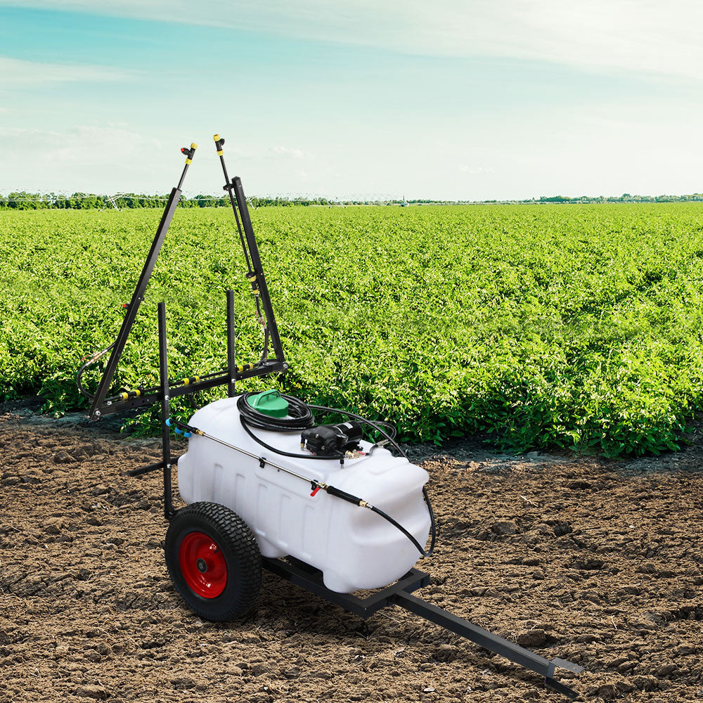 100L Trailer Weed Sprayer with 3M Boom Garden Spray