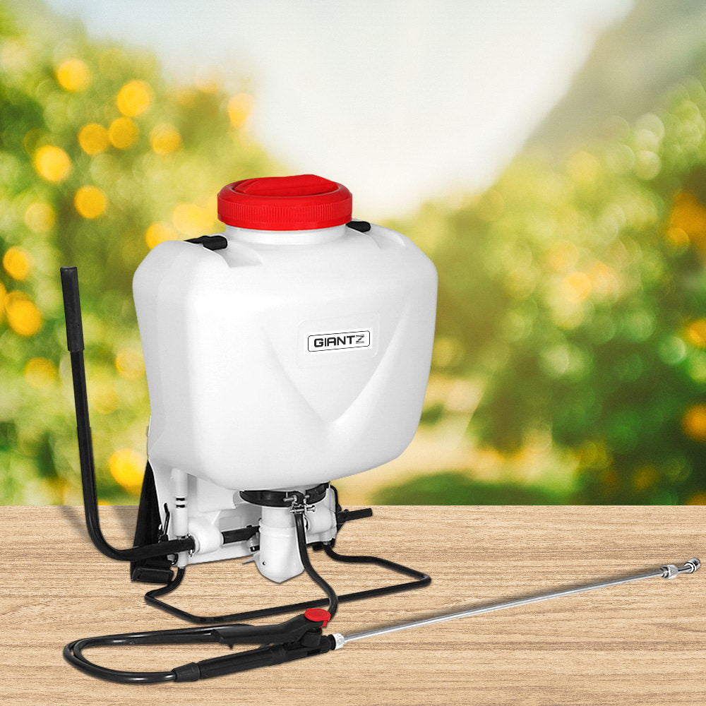 15L Knapsack Weed Sprayer Backpack Garden Pressure Spray