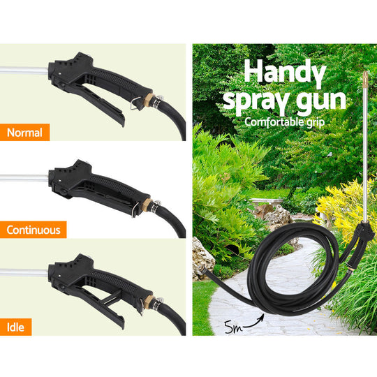Weed Sprayer 60L 1.5M Fixed Boom Garden Spray - Herbicides