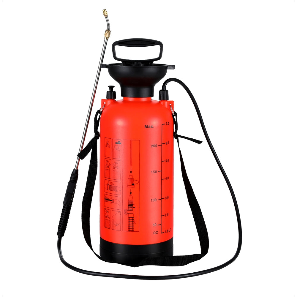 Weed Sprayer Pressure 7L Shoulder Garden Spray, Herbicides - photo 7
