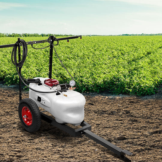 Weed Sprayer 100L Trailer Boom Garden Spray | Herbicides