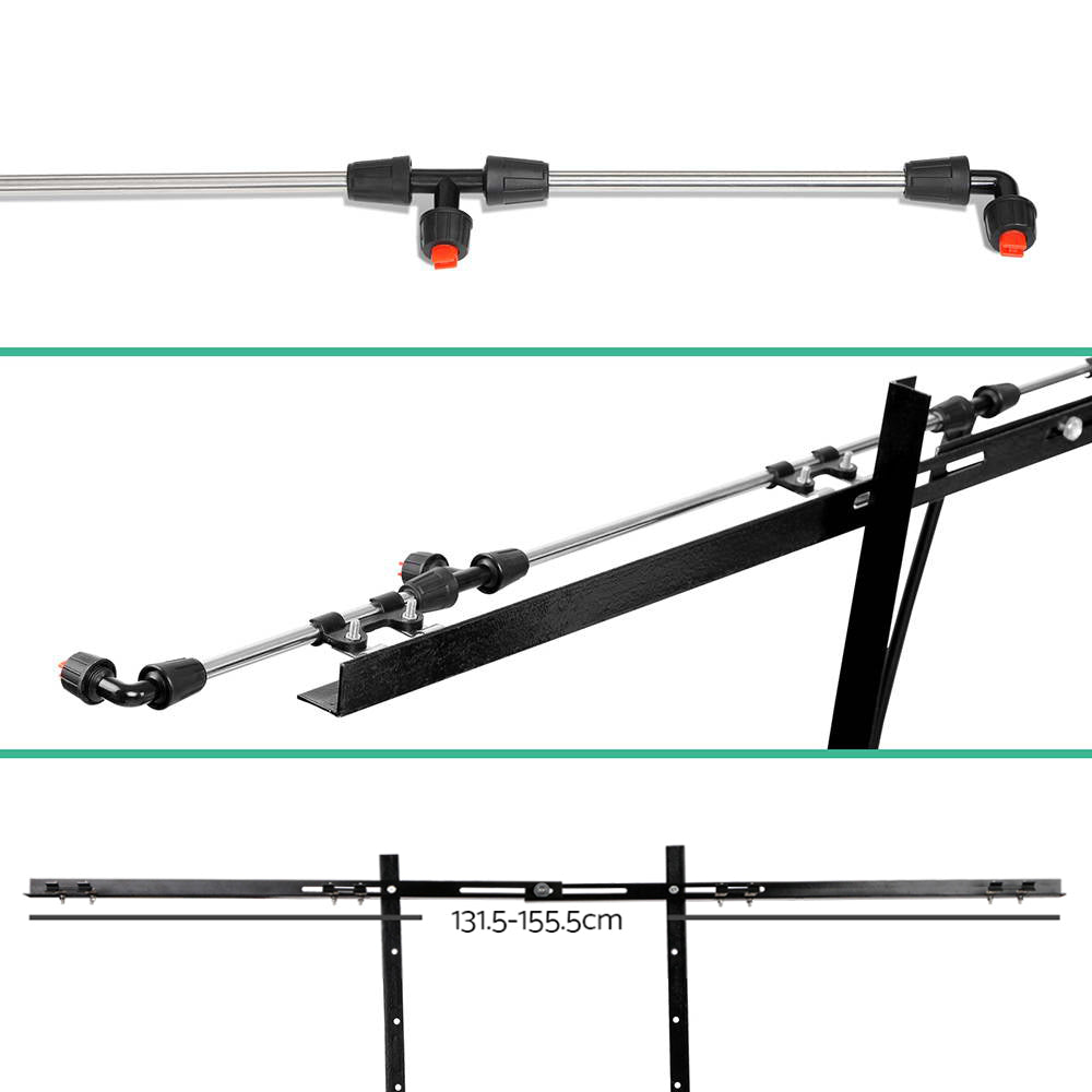 Weed Sprayer 100L Trailer Boom Garden Spray
