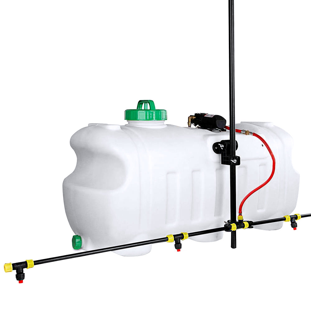 100L Weed Sprayer 12V Boom Garden Sprayer 80PSI ATV Mounted 3.3m Spray
